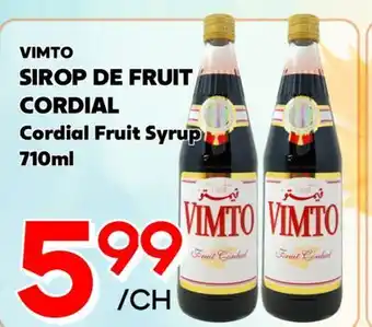 Marche Salaberry VIMTO SIROP DE FRUIT CORDIAL offer