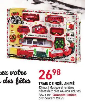 Matério TRAIN DE NOËL ANIMÉ offer