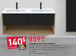 Matério ENSEMBLE DE VANITÉ MURALE offer