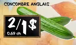 Marche Salaberry CONCOMBRE ANGLAIS offer