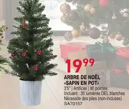 Matério ARBRE DE NOËL SAPIN EN POT offer