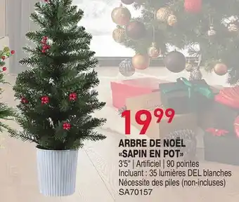 Matério ARBRE DE NOËL SAPIN EN POT offer