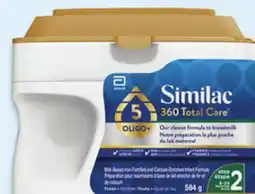 Walmart Similac 360 Total Care Step 1 or 2 Powder Infant Formula offer