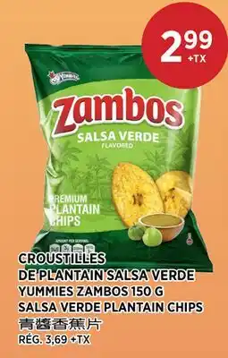 Kim Phat YUMMIES ZAMBOS SALSA VERDE PLANTAIN CHIPS offer
