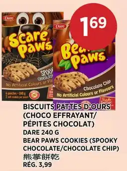 Kim Phat DARE BEAR PAWS COOKIES (SPOOKY CHOCOLATE/CHOCOLATE CHIP) offer