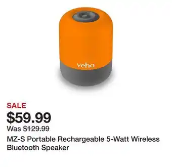 TSC Stores MZ-S Portable Rechargeable 5-Watt Wireless Bluetooth Speaker offer