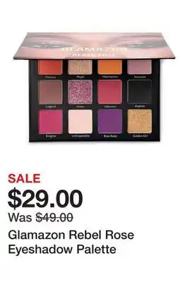 TSC Stores Glamazon Rebel Rose Eyeshadow Palette offer