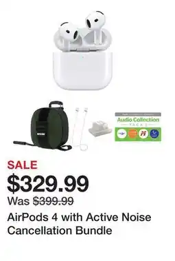 TSC Stores AirPods 4 with Active Noise Cancellation Bundle offer