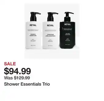 TSC Stores Shower Essentials Trio offer