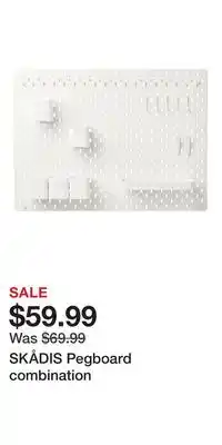 IKEA SKÅDIS Pegboard combination offer