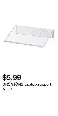 IKEA DRÖNJÖNS Laptop support, white offer