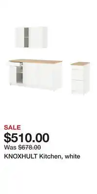 IKEA KNOXHULT Kitchen, white offer