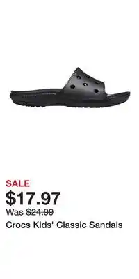 Sport Chek Crocs Kids' Classic Sandals offer