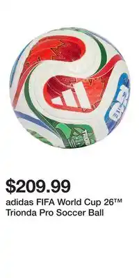 Sport Chek adidas FIFA World Cup 26 Trionda Pro Soccer Ball offer