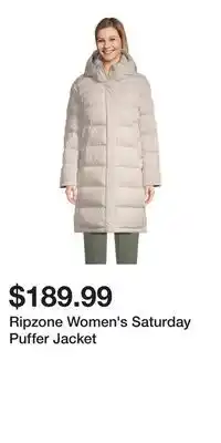 Sport Chek Ripzone Women's Saturday Puffer Jacket offer