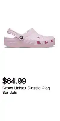 Sport Chek Crocs Unisex Classic Clog Sandals offer