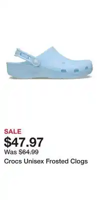 Sport Chek Crocs Unisex Frosted Clogs offer