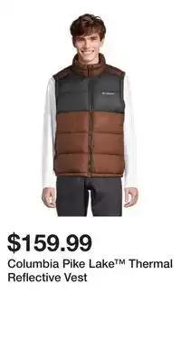 Sport Chek Columbia Pike Lake Thermal Reflective Vest offer