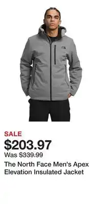 Sport Chek The North Face Men's Apex Elevation Insulated Jacket offer