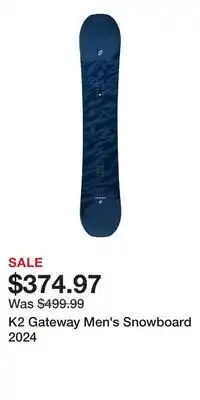 Sport Chek K2 Gateway Men's Snowboard 2024 offer