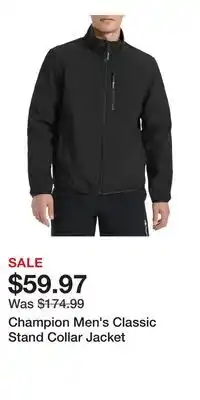 Sport Chek Champion Men's Classic Stand Collar Jacket offer