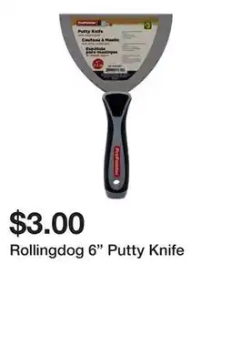 Dollarama Rollingdog 6 Putty Knife offer
