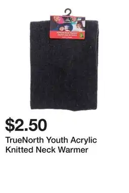 Dollarama TrueNorth Youth Acrylic Knitted Neck Warmer offer