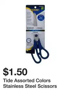 Dollarama Tide Assorted Colors Stainless Steel Scissors offer