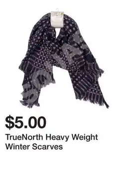 Dollarama TrueNorth Heavy Weight Winter Scarves offer