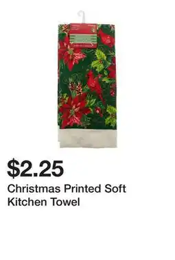 Dollarama Christmas Printed Soft Kitchen Towel offer