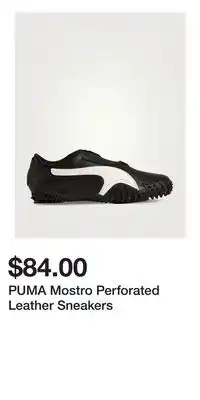 Holt Renfrew PUMA Mostro Perforated Leather Sneakers offer