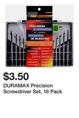 Dollarama DURAMAX Precision Screwdriver Set, 16 Pack offer