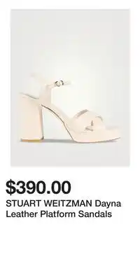 Holt Renfrew STUART WEITZMAN Dayna Leather Platform Sandals offer