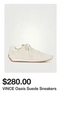 Holt Renfrew VINCE Oasis Suede Sneakers offer