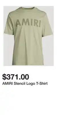 Holt Renfrew AMIRI Stencil Logo T-Shirt offer
