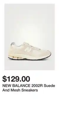 Holt Renfrew NEW BALANCE 2002R Suede And Mesh Sneakers offer