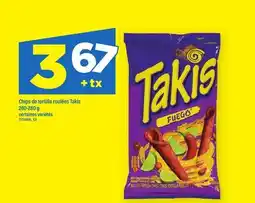 Maxi Chips de tortilla roulees offer