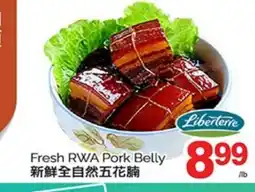 T&T Supermarket FRESH RWA PORK BELLY offer