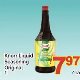 T&T Supermarket KNORR LIQUID SEASONING ORIGINAL 1 L offer