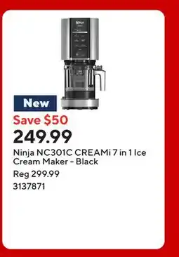 Staples Ninja NC301C CREAMi 7 in 1 Ice Cream Maker - Black offer