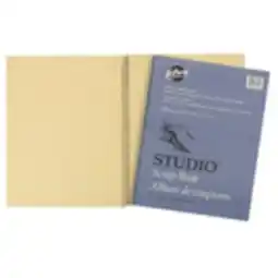 Staples Hilroy Scrapbook with Oversized Coil Binding, Manila, 14 x 11, 20 Sheets offer