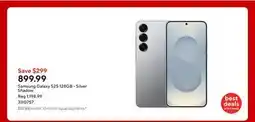 Staples Samsung Galaxy S25 128GB - Silver Shadow offer