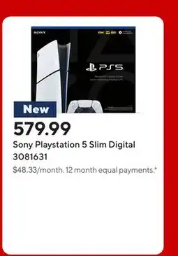 Staples Sony Playstation 5 Slim Digital offer