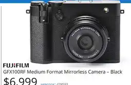 Vistek Fujifilm GFX100RF Medium Format Mirrorless Camera – Black offer