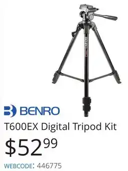 Vistek BENRO Digital Tripod Kit offer