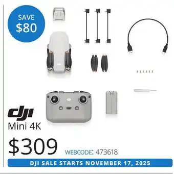 Vistek dji Mini 4K offer