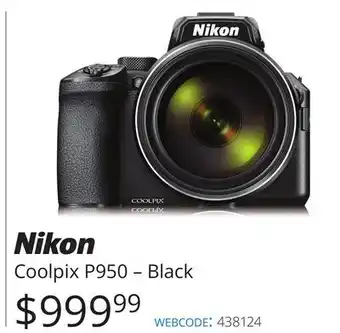 Vistek Nikon Coolpix P950 – Black offer