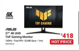 Visions Electronics ASUS 27 4K UHD TUF Gaming Monitor offer