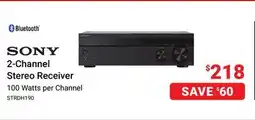 Visions Electronics SONY 2-Channel Stereo Receiver offer