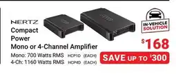 Visions Electronics NERTZ Compact Power Mono or 4-Channel Amplifier offer